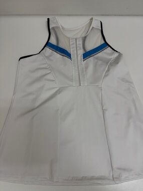 Lucky in Love White Label with Blue/Black Accent